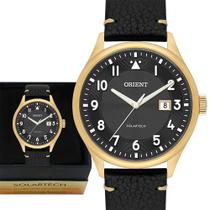 Relógio Orient Masculino Analógico Solartech Dourado Luxo Relógio Orient Masculino Analógico Solartech Dourado Luxo