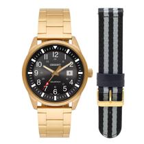 Relógio Orient Masculino Analógico Solartech Troca Pulseira