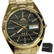 Relógio Orient Masculino Automático Analógico Dourado 469WC2F P1KX