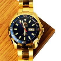 Relógio Orient Masculino Automático Dourado 469GP078F D1KX