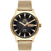 Relógio ORIENT masculino automático dourado 469GP085F P1KX