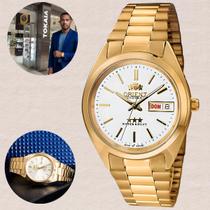 Relógio Orient Masculino Automático Dourado 469WC2NH B1KX