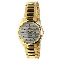 Relógio Orient Masculino Automático Dourado Fundo Prateado Relógio Orient Masculino Automático Dourado Fundo Prateado