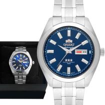 Relógio Orient Masculino Automático Prata 1 Ano De Garantia