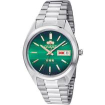Relógio Orient Masculino Automático Prata Verde 469Wa3F E1Sx