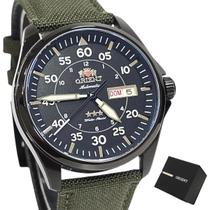 Relógio Orient Masculino Automático Preto Verde YN6PN009 P2EX Relógio Orient Masculino Automático Preto Verde YN6PN009 P2EX