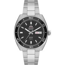 Relógio Orient Masculino Automático Safira 3 Estrelas Fundo Preto YN6SS017 G1SX Original