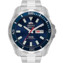 Relógio Orient Masculino Automático Três Estrelas 469SS078NHD1SX