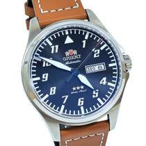 Relógio Orient Masculino Automático Três Estrelas Couro YN6SC010 P2MX