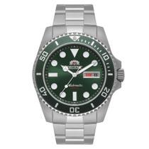 Relógio ORIENT masculino automático verde F49SS027 E1SX