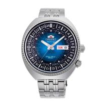 Relógio Orient Masculino Automático World Map RA-AA0E03L19B D1SX Revival