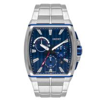 Relógio ORIENT masculino azul cronógrafo aço GBSSC013 D1SX
