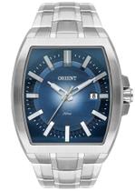 Relógio ORIENT masculino azul prata quadrado GBSS1055 D1SX