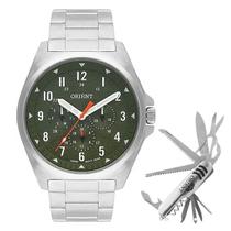 Relógio Orient Masculino Bbssm086 E2sx Fundo Verde Nfe
