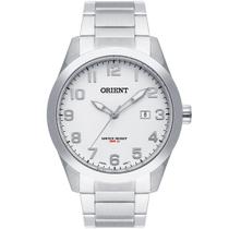 Relógio ORIENT masculino branco prata MBSS1360 B2SX