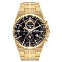 Relógio orient masculino cronógrafo dourado MGSSC035 P1KX Relógio orient masculino cronógrafo dourado MGSSC035 P1KX