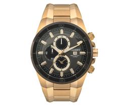 Relógio Orient Masculino Cronógrafo MGSSC004 G1KX Pulseira de Aço Dourado