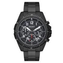 Relógio ORIENT masculino cronógrafo solar preto MPSSC032 P2PX