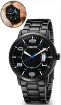 Relógio Orient Masculino De Pulso Analógico Esportivo Casual Prova Dágua Em 50 Metros Preto Em Aço Inoxidável Original Relógio Orient Masculino De Pulso Analógico Esportivo Casual Prova Dágua Em 50 Metros Preto Em Aço Inoxidável Original