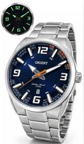 Relógio Orient Masculino De Pulso Analógico Quartz Esportivo Casual A Prova dágua Em 50 Metros Prateado Em Aço Inoxidável Original Relógio Orient Masculino De Pulso Analógico Quartz Esportivo Casual A Prova dágua Em 50 Metros Prateado Em Aço Inoxidável Original