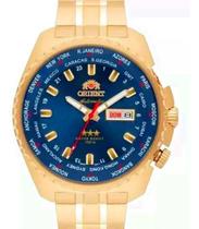 Relógio orient masculino dourado automatico 469gp057 d1kx