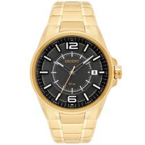 Relógio ORIENT masculino dourado cinza MGSS1141 G2KX