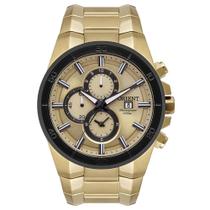 Relógio ORIENT masculino dourado cronográfo MGSSC050 C1KX