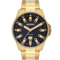 Relógio Orient Masculino Dourado Grande Original Analógico MGSS1218 P1KX Relógio Orient Masculino Dourado Grande Original Analógico MGSS1218 P1KX