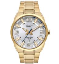 Relógio orient masculino dourado mgss1178 s2kx