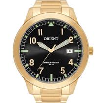 Relógio Orient Masculino Dourado MGSS1181P2KX Analógico 5 Atm Cristal Mineral