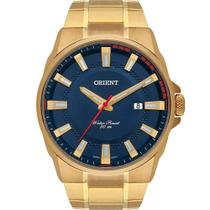 Relógio Orient Masculino Dourado MGSS1189D1KX Analógico 5 Atm Cristal Mineral Tamanho Médio