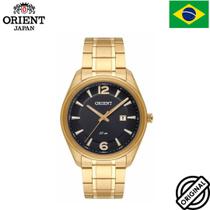 Relógio Orient Masculino Dourado Pulso Mgss1165 G2kx