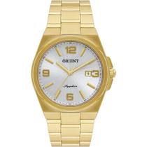 Relógio Orient Masculino Dourado Slim 50m - Ref: MGSS1259