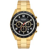 Relogio Orient Masculino Dourado Solar Tech Cronografo Mgssc047 P2kx