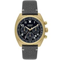 Relógio orient masculino dourado solartech neo vintage mgscc013 p2px Relógio orient masculino dourado solartech neo vintage mgscc013 p2px