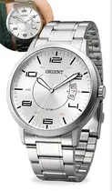 Relógio Orient Masculino Esportivo Casual Analógico Quartz De Pulso Prateado Brilha No Escurto A Prova Dágua Em 50 Metros Original