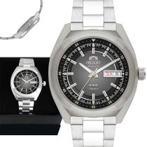Relógio Orient Masculino Heritage Automático Prata Original 3 Estrelas YN6SS002G1SX Relógio Orient Masculino Heritage Automático Prata Original 3 Estrelas YN6SS002G1SX