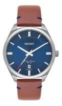 Relógio Orient Masculino Mbsc1040 Azul Couro Original + Nfe