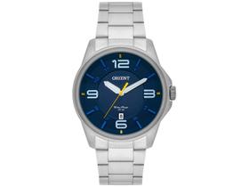 Relógio Orient Masculino MBSS1288 D2SX Pulseira de Aço prata
