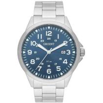 Relogio Orient Masculino MBSS1380 D2SX Mostrador Azul Numerico C Calendario