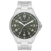 Relogio Orient Masculino MBSS1380 E2SX Mostrador Verde Militar Numerico C Calendario