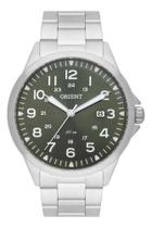 Relógio Orient Masculino Mbss1380 E2sx Prata Verde Aço Relógio Orient Masculino Mbss1380 E2sx Prata Verde Aço