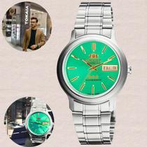 Relógio Orient Masculino Mecânico Automático 3 Estrelas Aço Inóx Redondo Casual Prata 469WA1AF E1SX