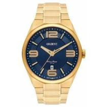 Relógio orient masculino mgss1151d2kx casual dourado