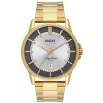 Relógio Orient Masculino MGSS1206 SGKX Pulseira Aço Dourado