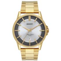 Relógio Orient Masculino MGSS1206 SGKX Pulseira Aço Dourado