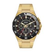 Relógio Orient Masculino MGSSC065 G1KX Cronógrafo Solar Dourado
