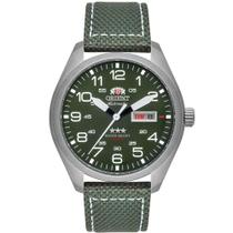 Relógio Orient Masculino Militar Prateado F49SN020E2EP