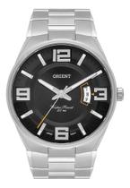 Relógio Orient Masculino Prata Aço Executivo Grande MBSS1418