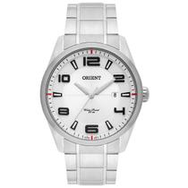 Relógio ORIENT masculino prata branco MBSS1297 S2SX